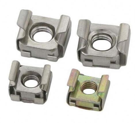 Quality Square Nut M1.4 Precision Lock Nut Type H Cross Recess Zinc Plate Surface for sale