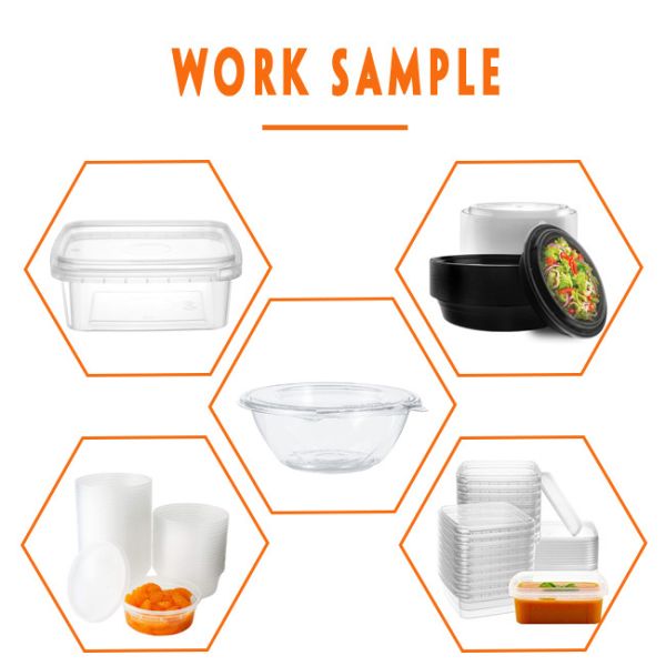 PET Plastic Vacuum Thermoforming Machine 4.5KW Diaphragm Servo