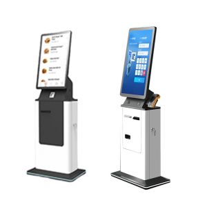 Wholesale 27 32 Inch Touch Hotel Self Service Check in Kiosk Self Service Card Reader Printer Floor Standing Payment Kiosk Machine from china suppliers