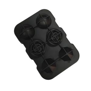 Creative Silicone Mold Rose Diamond Ball Release Flexible Silicone Ice Cube Tray