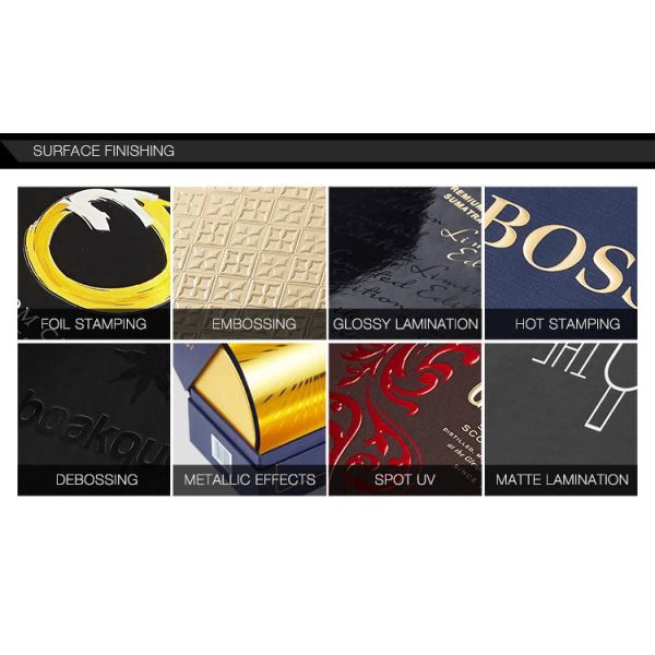 Personalized Black Wallet 1200g 2mm Rigid Gift Boxes With Lids