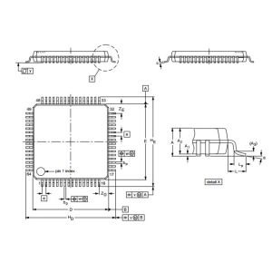 Wholesale Single-chip 16/32-bit microcontrollers; 64/128/256 kB ISP/IAP flash LPC2134FBD64/01 QFP Integrated Circuit Chip from china suppliers