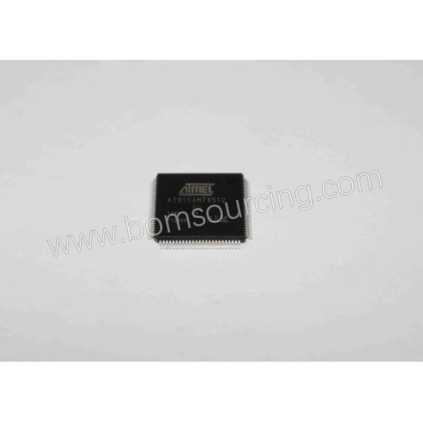 55MHz 512KB FLASH Integrated Circuit IC Chip , AT91SAM7X512B-AU Microcontroller