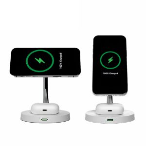 Multifunctional TYPE C Wireless Charger White/Black 15W CE/FCC/RoHS Universal PD