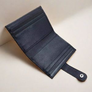 Japanese Style Men's Leather Wallet with Multiple Card Slots and Anti-Theft