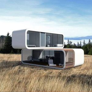 OEM Prefabricated mobile home home space capsule/prefabricated house with