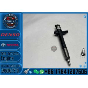 Construction Machinery Fuel Injector 095000-7310 23670-09240 for Toyota 1AD-FTV