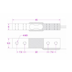 10oz Micro Load Cell 1lb Miniature Weight Sensor 2lb Weighing Transducer