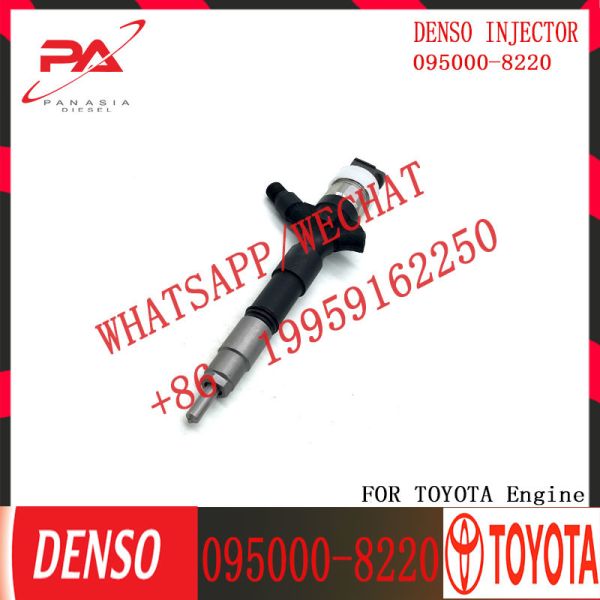 Common Rail Injector 23670-09070 Genuine Fuel Injector 23670-0L020 095000-8220 For Toyota Hilux 1KD-FTV OEM Auto Parts