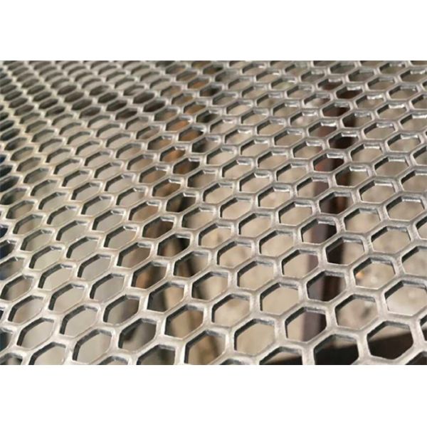 Quality Punching 1*2m Hexagonal Hole Perforated Wire Mesh for sale