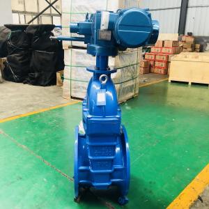 China PN10 Electric Control Gate Valve DN250 DN350 Flanged Gate Valve on sale