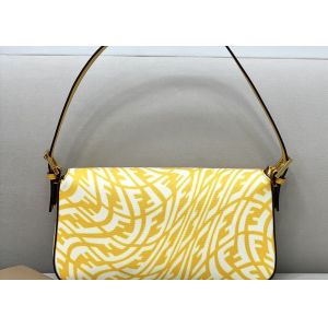 Newest F Letters Pattern Printing Single Strap Shoulder Bag 3D Effect Underarm