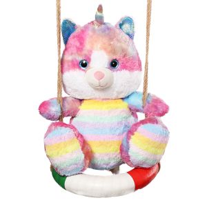 MorisMos ODM Customizable 19.8 Inch Multicolor Cute Caticorn Toy Sparkly Rainbow