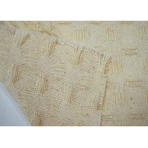 Purity Cotton Honeycomb Pattern Jacquard Fabric Varying Drape - Ability