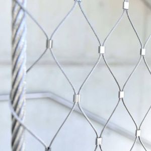 1.5mm 60x60mm 316L Material Wire Rope Mesh