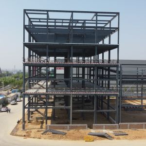 Prefab Steel Structure Office Building Multi-Storey H-Section Frame