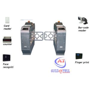 Wholesale All electric mechanical Swing Barrier Gate , Residence half height turnstile access control from china suppliers