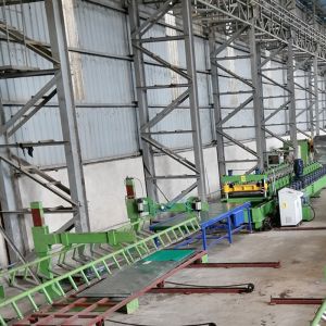 40m/Min Corrugated Glazed Roof Tile Roll Forming Machine Auto Stacker