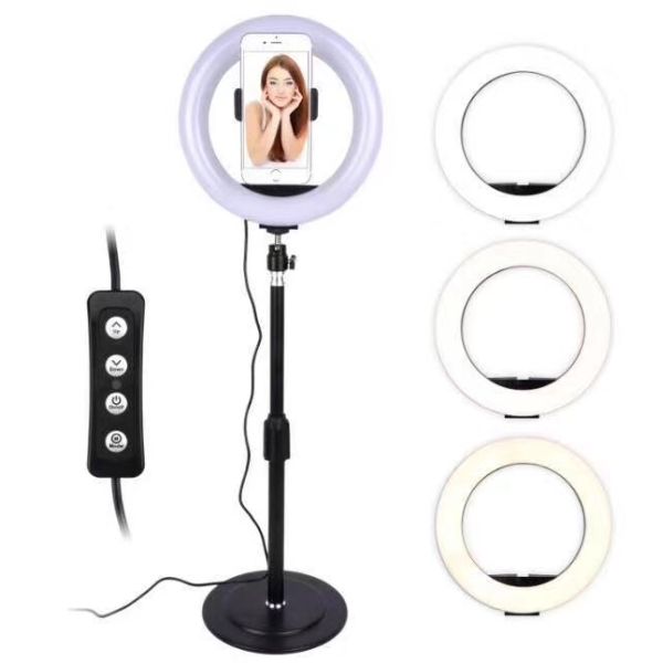 8" 10" 12" Photography Studio Kit Ring Lights Led Ringlights 1200 LM