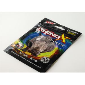 Aluminum Foil Herbal Incense Packaging Matte OPP Material With Transparent Color