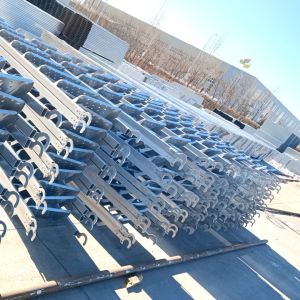 Sturdy And Durable Scaffolding Ladders Finish And 50cm Step Width