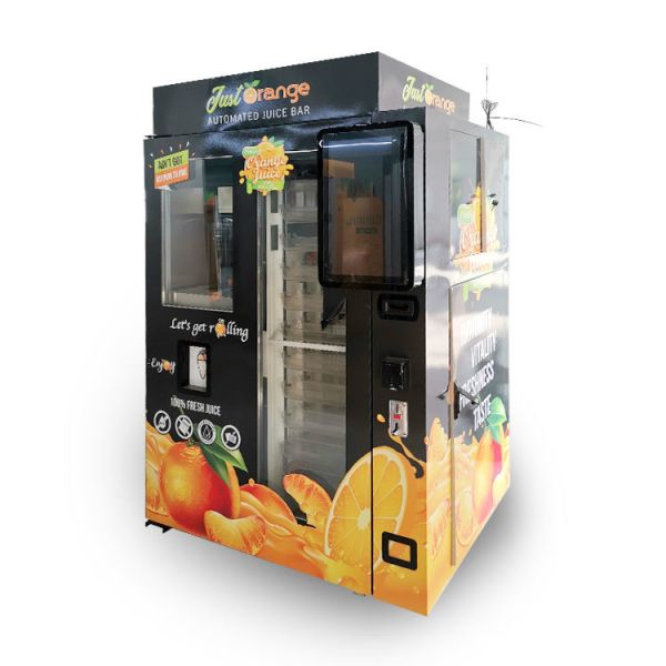 Quality Note Payment Orange Juice Vending Machine With Cooling System for sale
