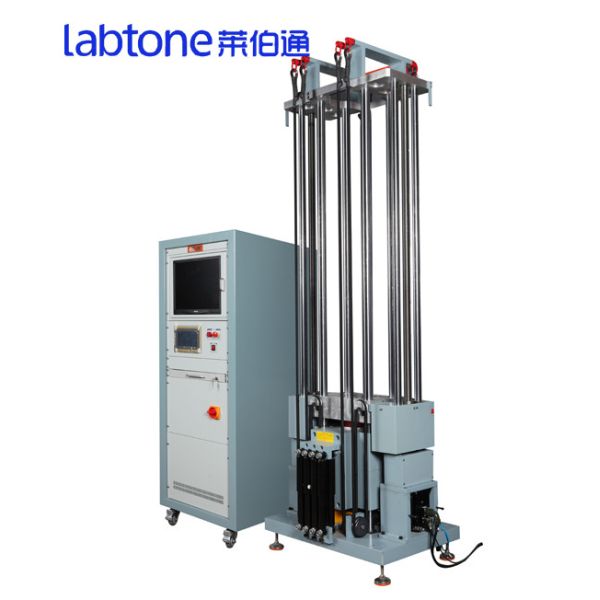 Shock Test System with Dual Mass Shock Amplifier for Half Sine Shock Pulse and