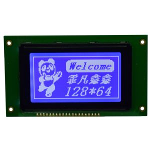 Wholesale Flat Rectangle Graphic LCD Module , WLED Back - Light Dot Matrix LCD Display Module from china suppliers
