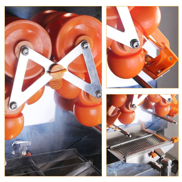 High Output Automatic Orange Juicer Extractor With Auto Feed Hopper