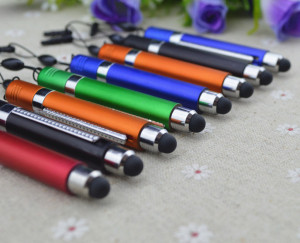 Best Selling plastic stylus pen,touch screen pen retractable ball point pen