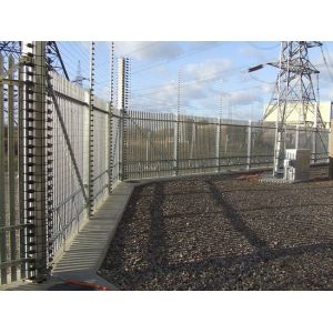 ISO-2001 Corrosion Proof Tower Fencing , Anti Theft 4 Foot High Fencing