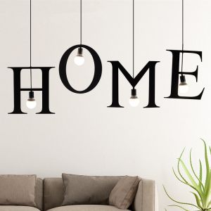 Nordic Pendant Lights Letter Light Decorative A to Z Alphabet Living Room Hotel
