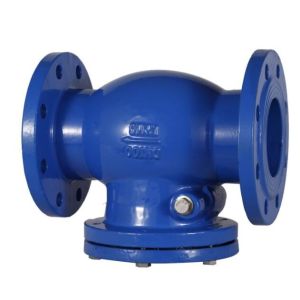 Ball Check Valve 12 Inch Vertical With Epoxy Powder Coating DN15 - DN300