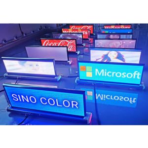 Full Color 5000cd digital taxi top displays high Refresh Rate 3840HZ