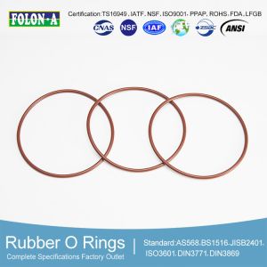 China Elongation Rubber O Rings In OEM Black With Up To 10 000 PSI Pressure Range on sale