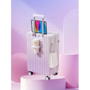 Soft Handle Simple Luxury Gradient Color 360° Spinner Wheels TSA Lock Oversized