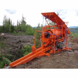 60m3/H,55Kw Power, 9m Length ,Steel,Rotary Movable,Gold Washing Trommel Screen