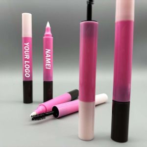 Customizable ABS Plastic Mascara Tube with Rubber Inner Seal