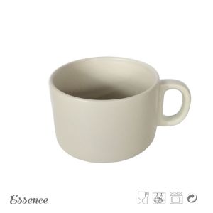 240ml Custom Coffee Travel Mugs , Matt Glaze Stackable Coffee Mugs Eco Friendly