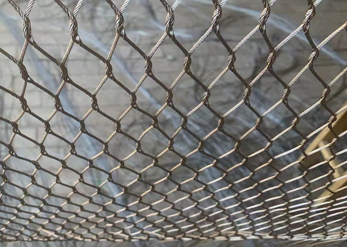 Fencing Handrail Infill 1.2mm Wire Rope Mesh Netting Stainless Steel Flexible