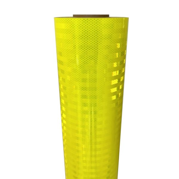 Printable Fluorescent Yellow Battery Danger Safety Warning Reflective Sign Stickers