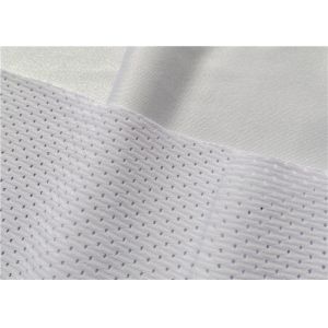 White colour polyester spandex Mesh fabric for American football Uniform fabric