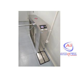 Half High ESD Turnstile Gate System Semi Automatic SUS304 Waterproof