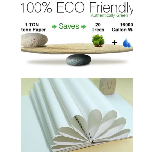 white stone paper 60um - 400um Environmental Material White Stone Paper For Printing or Packaging