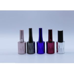 Mini Glass Nail Polish Bottle With Cap And Brush Various Color Adn Various