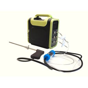 Portable Gas Analyzer with 1100°C Flue Gas Detection