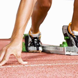 Permeable EPDM Rubber Running Track Weather Resistant Synthetic Athletics Track