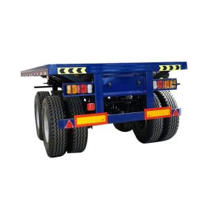 3 Axles Extendable Flatbed Container Semi Trailer for 40ft to 45ft OE NO.