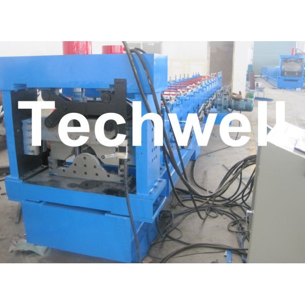 Quality Manual, Automatical Decoiler Top Hat Cap Roll Forming Machine for sale