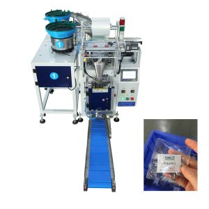 Wholesale Automatic Counter Filling Screws Label Tag Seal Packaging Machine from china suppliers
